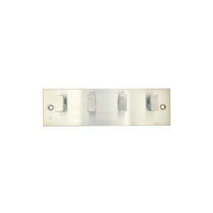 Appendiabito Quadrello a 4 ganci con piastra