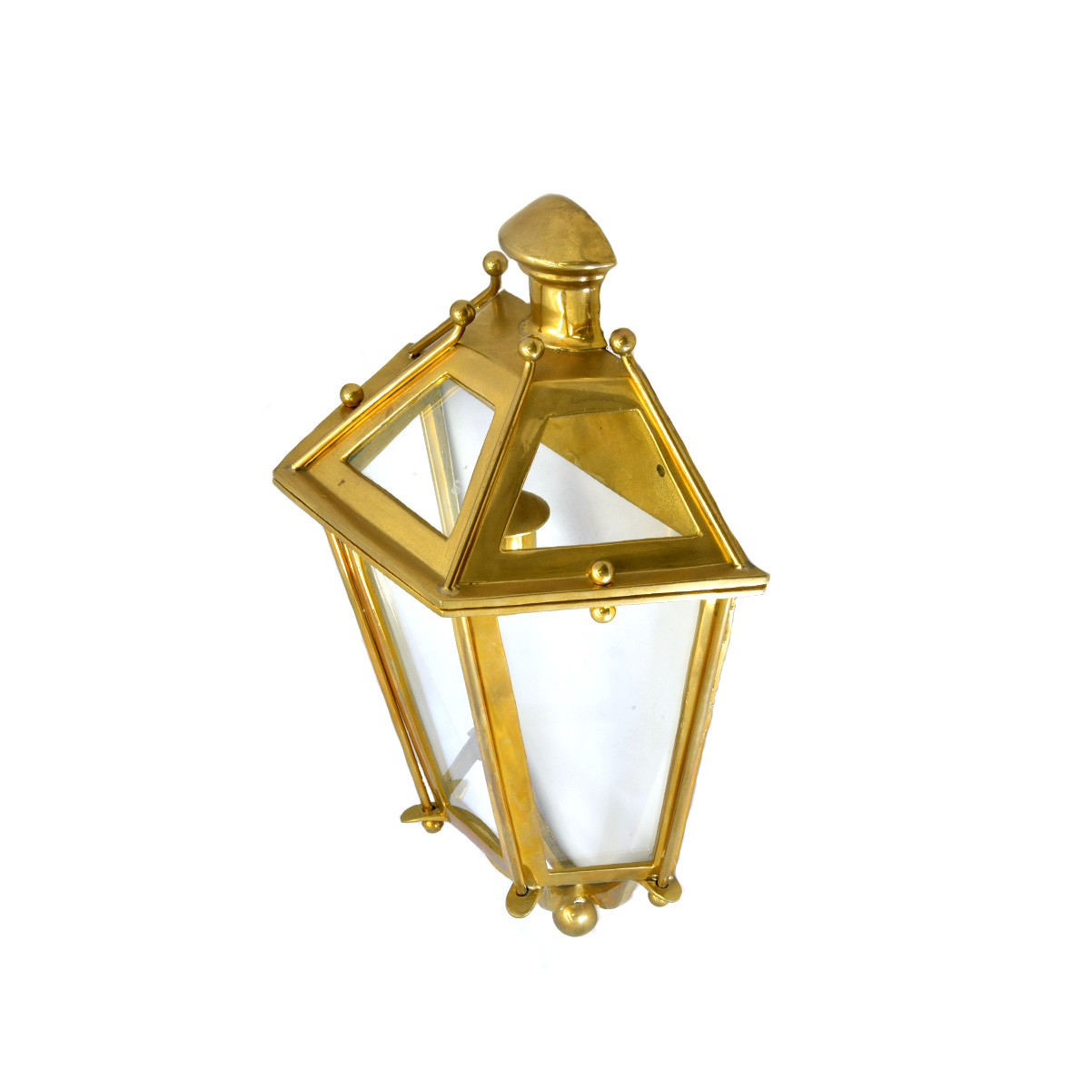 Applique Mezza Lanterna Bronzo - Image 4