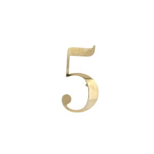 Segnaletica numero inox mm 85