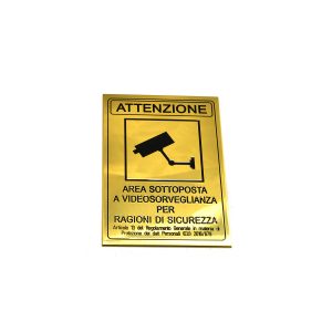 Targa Area videosorvegliata
