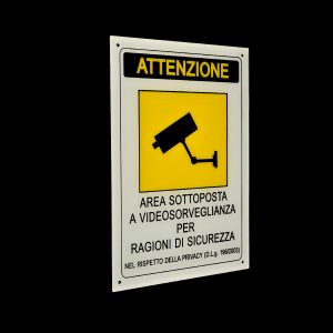 Segnalino videosorveglianza pex 220 x 300