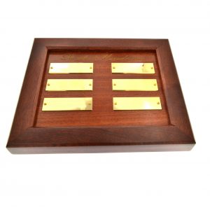 Casellario Legno con Targhette Ottone custom 268