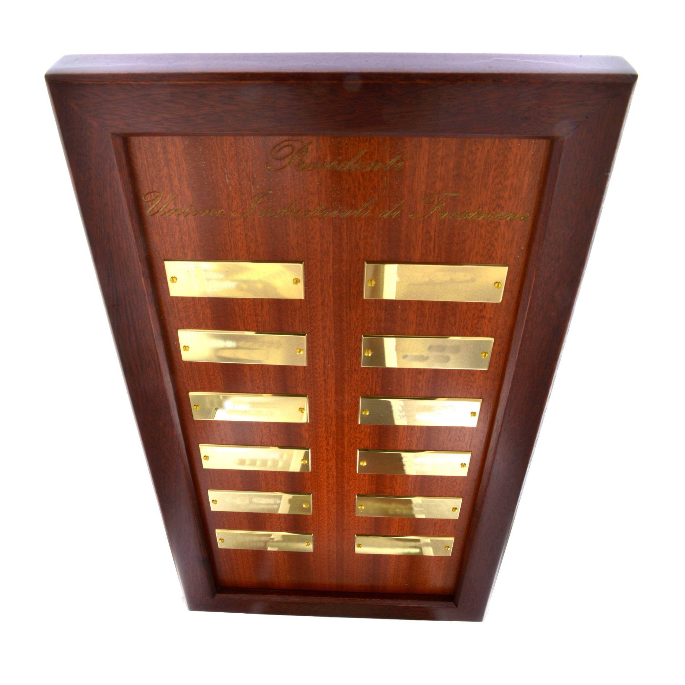 Casellario Legno con Targhette Ottone custom 268 - Image 2