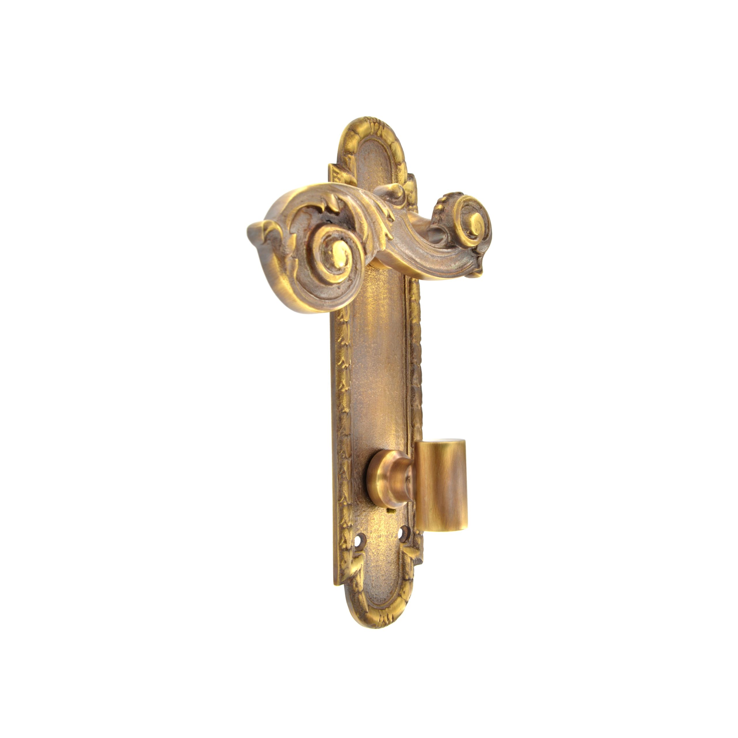 Maniglia su placca con nottolino Custom 327 - immagine 2
