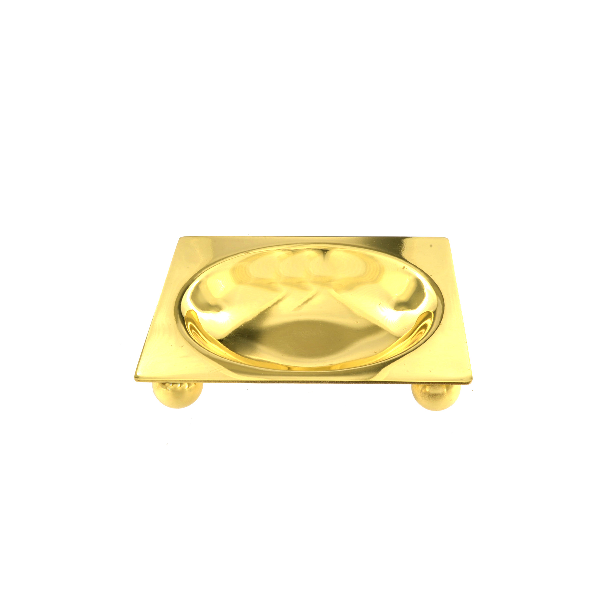 Complementi Sapone ottone quadro - Image 2