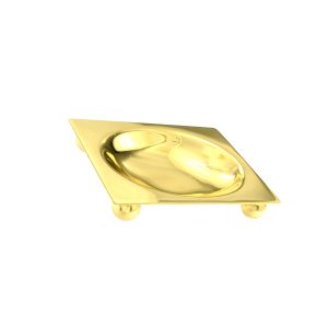 Complementi Sapone ottone quadro
