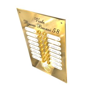 Placca citofonica Custom 365