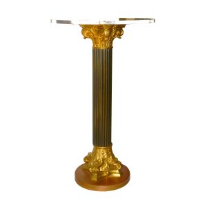 Varie Tavolino Capitello con piano in pex